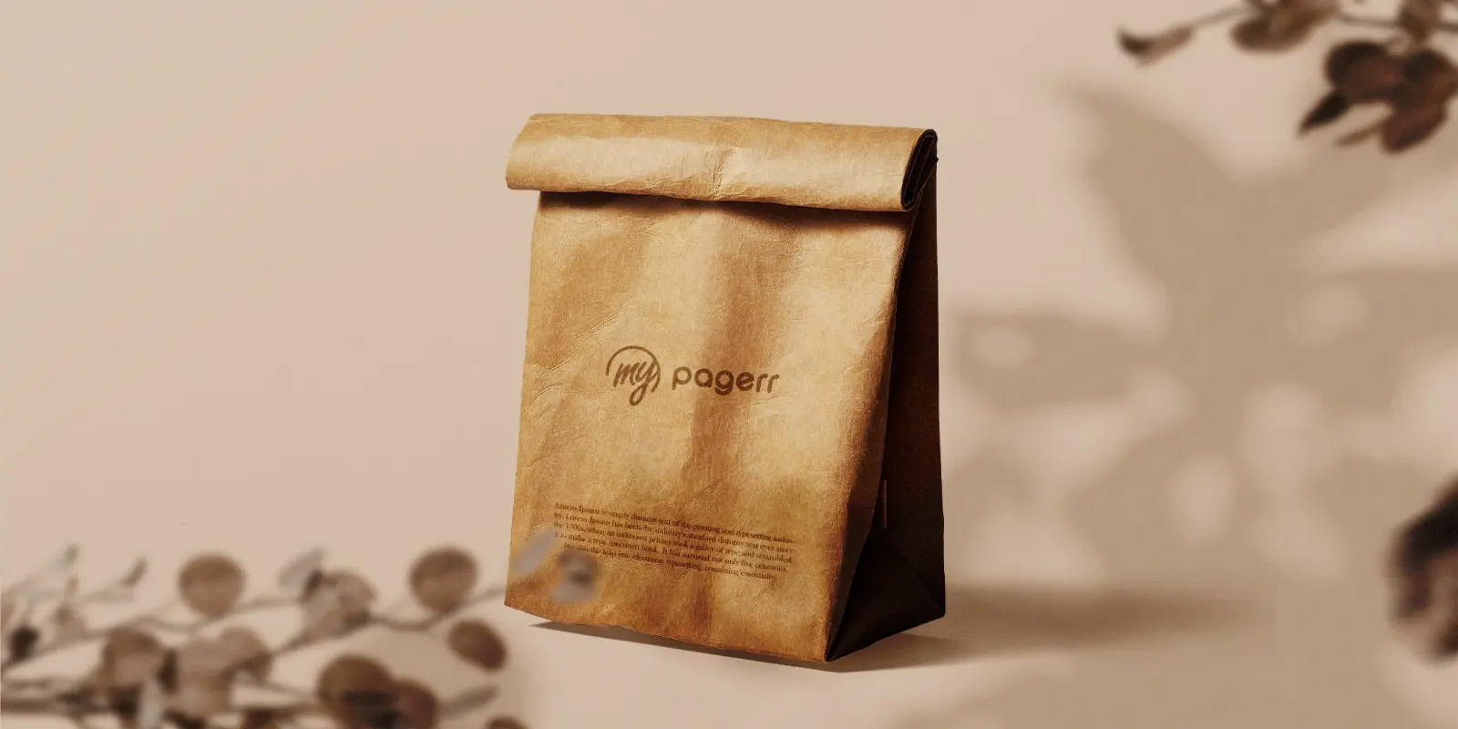 Kraft paper bags in Ambur - Print with Pagerr