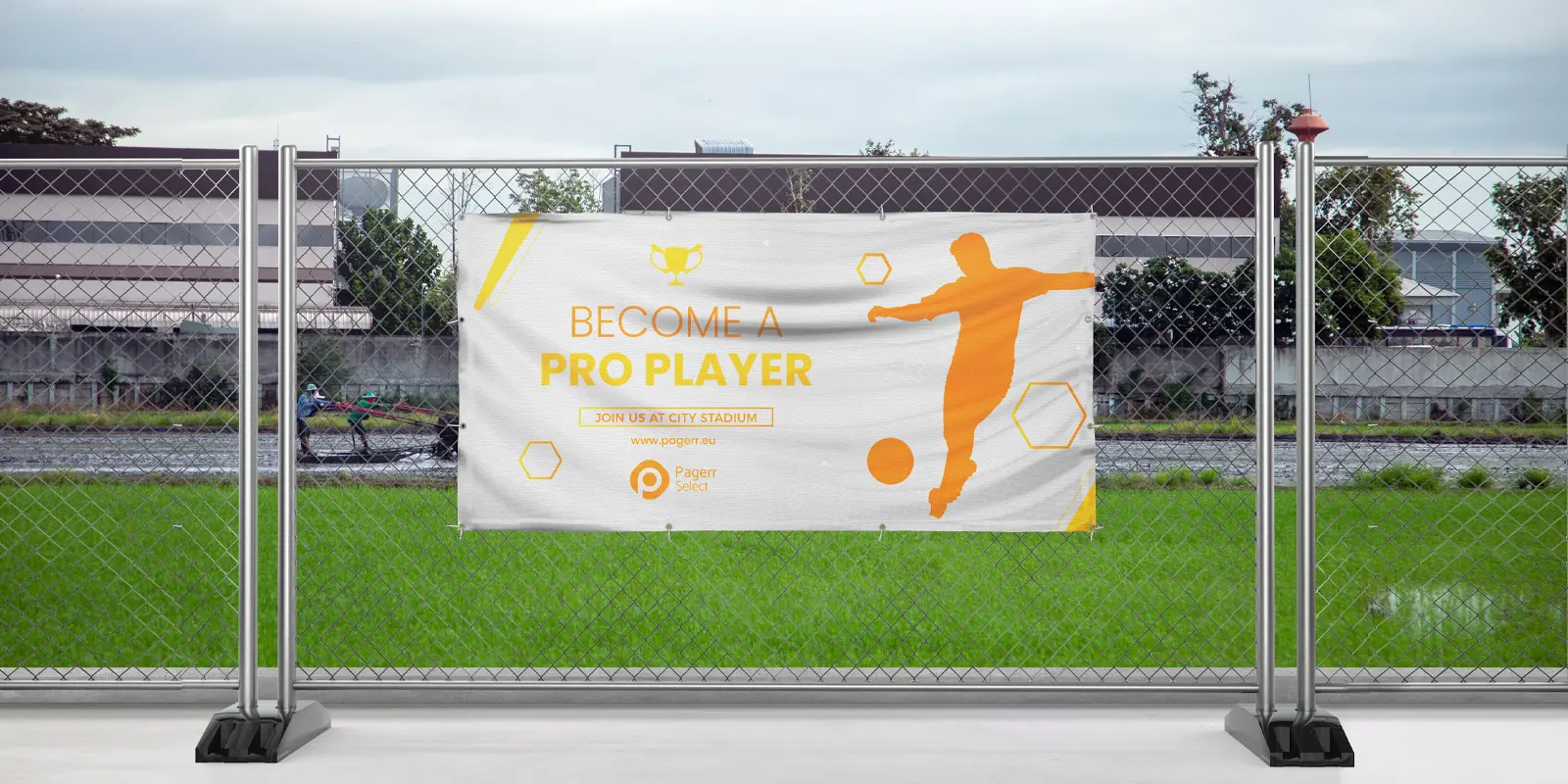 Mesh banners in Chennai - Print with Pagerr