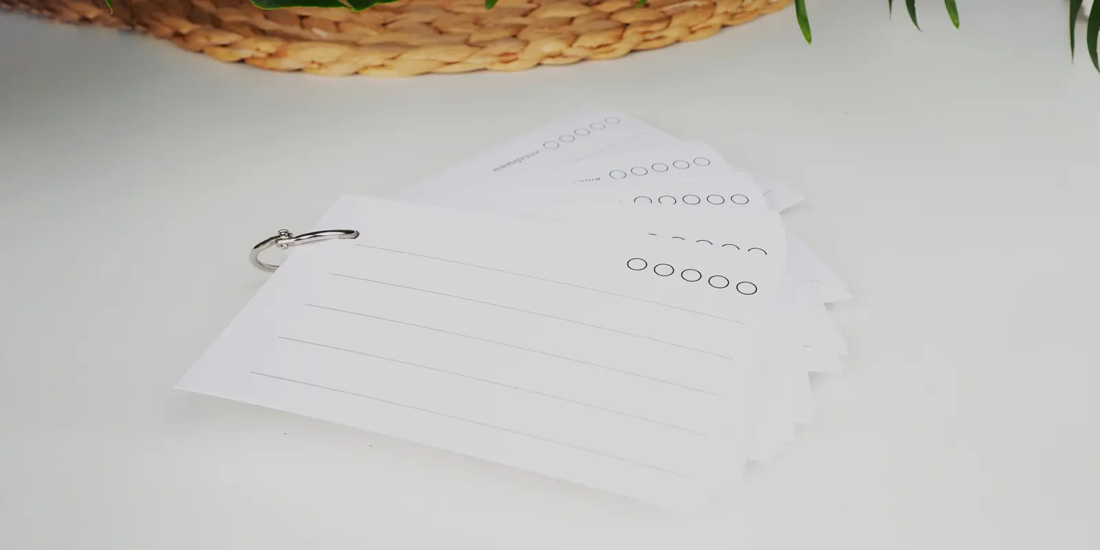 Note cards in Alandur - Print with Pagerr