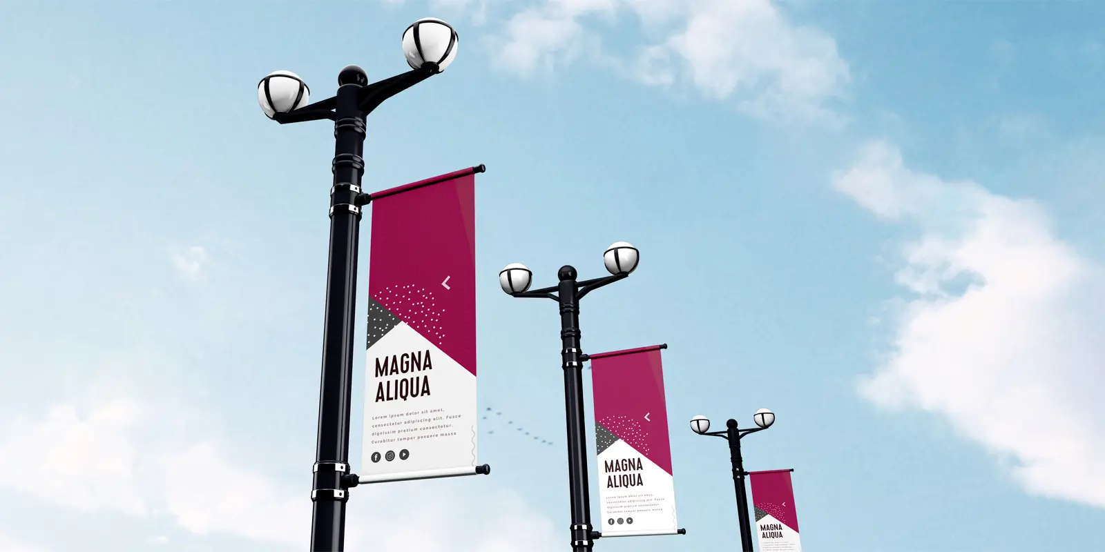 Pole banners in Anantapur - Print with Pagerr