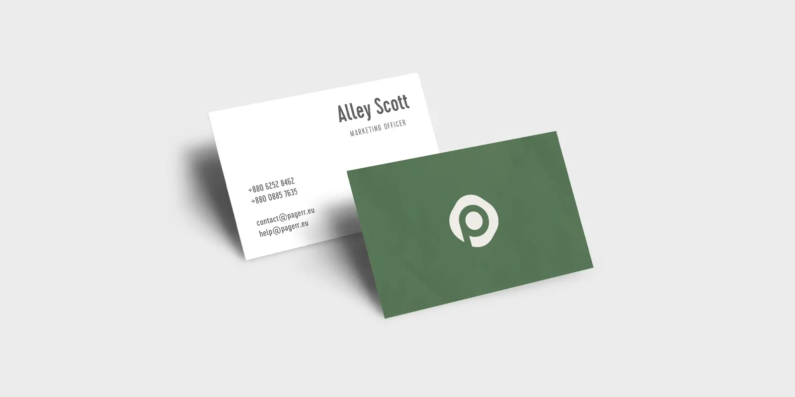 Simple business cards in Surat - Print with Pagerr